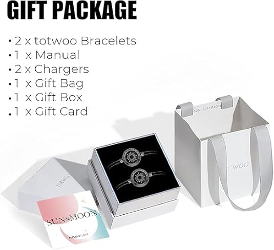 Top Trending Long Distance Vibrate Touch Bracelets for Couples Relationship, Gift for Girlfriend Boyfriend, Husband Wife's & Best Friends