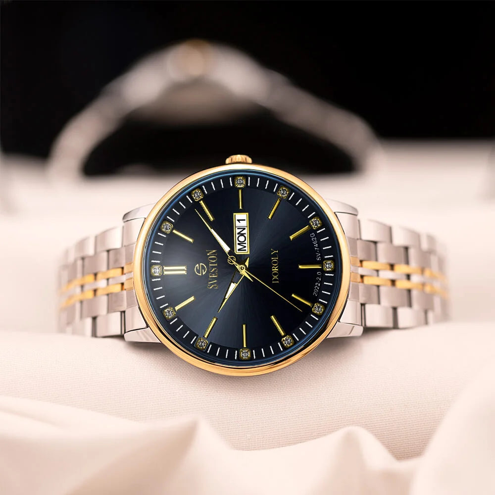 Sveston doroly Is a gents Stainless steel watch