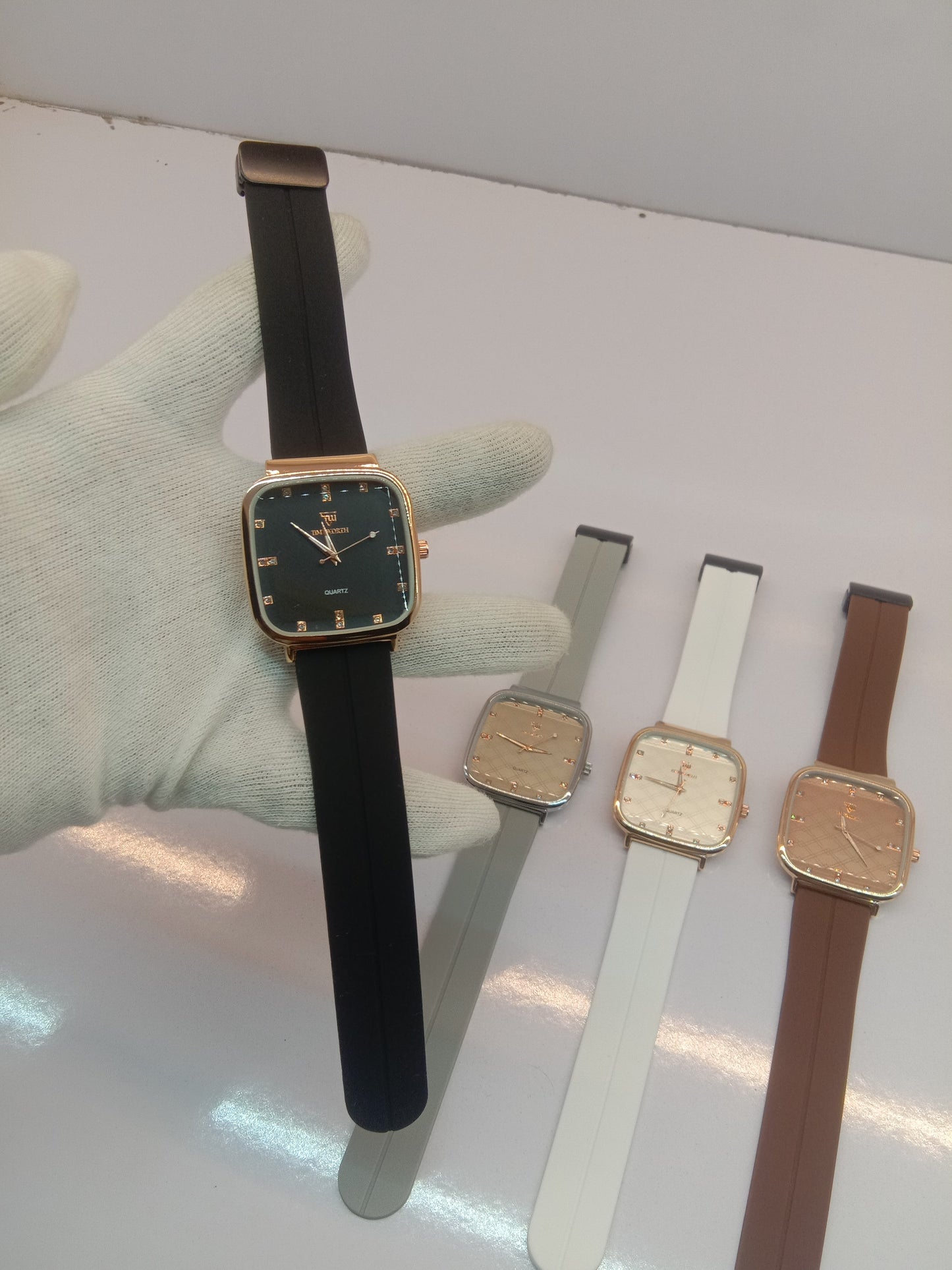 Royal Silicone-Strap Watches with Master-Lock With Multi-Color Sport & Casual Use