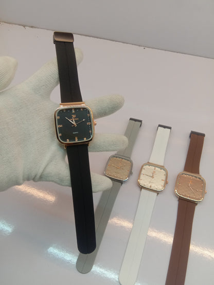 Royal Silicone-Strap Watches with Master-Lock With Multi-Color Sport & Casual Use