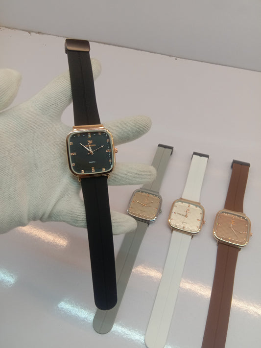 Royal Silicone-Strap Watches with Master-Lock With Multi-Color Sport & Casual Use