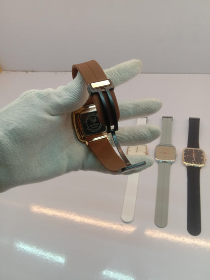 Royal Silicone-Strap Watches with Master-Lock With Multi-Color Sport & Casual Use