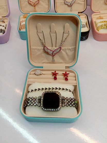 Top Trending Touch Watch With Beautiful Bracelet + Jewellery Set + Gift Box Packaging For Girls & Women