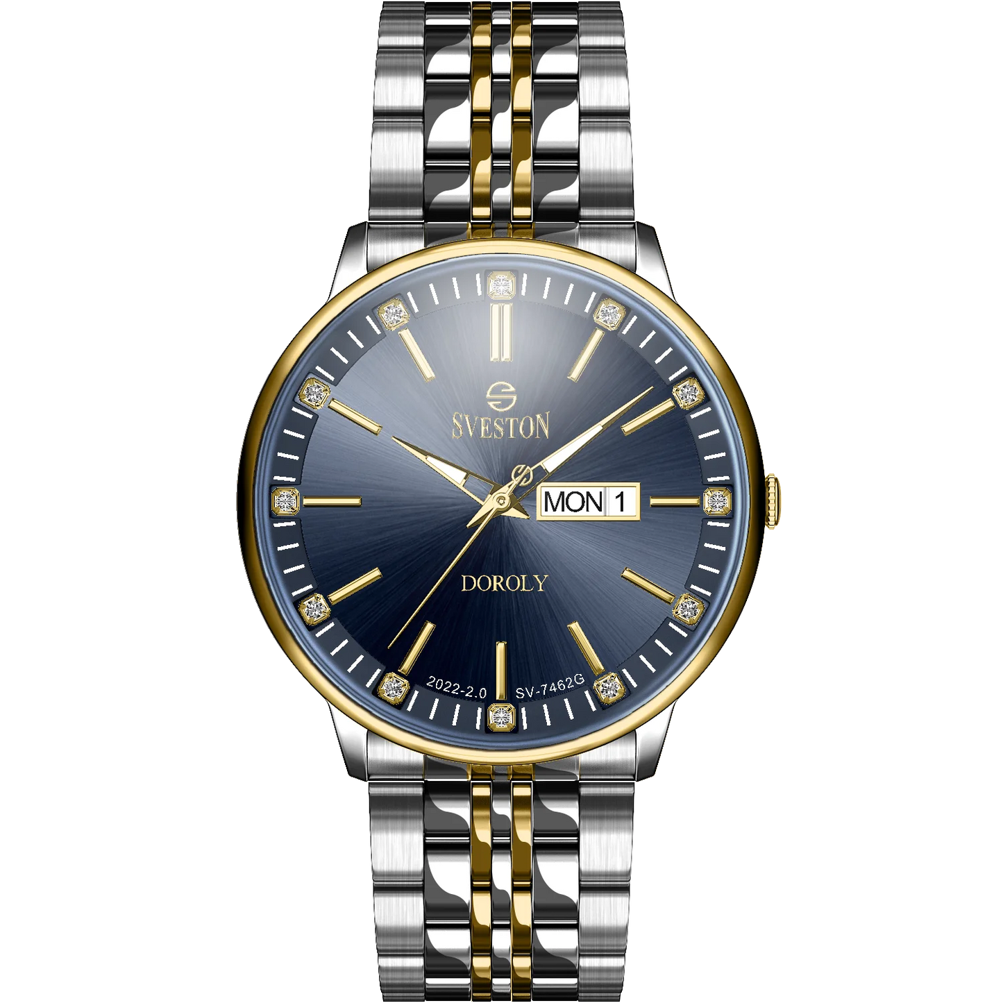 Sveston doroly Is a gents Stainless steel watch