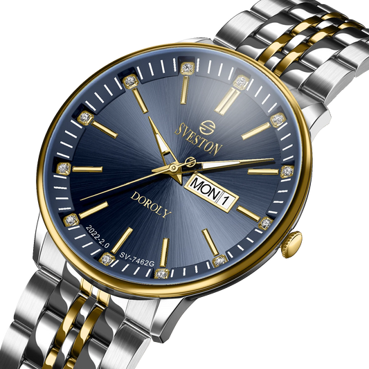 Sveston doroly Is a gents Stainless steel watch