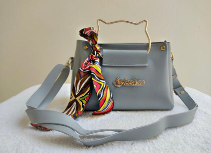 Top Trending Cat Handle Shoulder Bags, Crossbody Bags With Beautiful Tie and Buckle, Latest Design Hand Bags, For All Beautiful Girls & Women