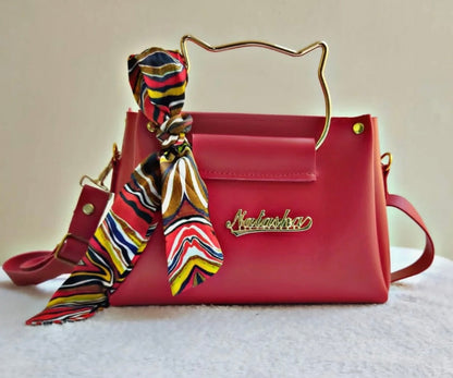 Top Trending Cat Handle Shoulder Bags, Crossbody Bags With Beautiful Tie and Buckle, Latest Design Hand Bags, For All Beautiful Girls & Women