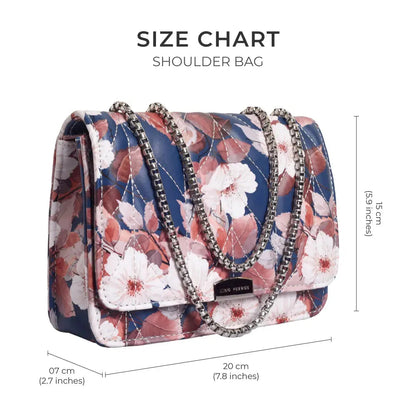 Printed Valley Gorgeous Quilted `Multi Color Shoulder Bag For Girls Womens For Daily Use