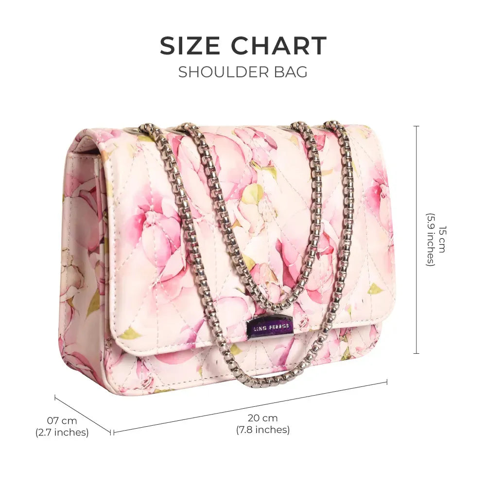 Printed Valley Gorgeous Quilted `Multi Color Shoulder Bag For Girls Womens For Daily Use