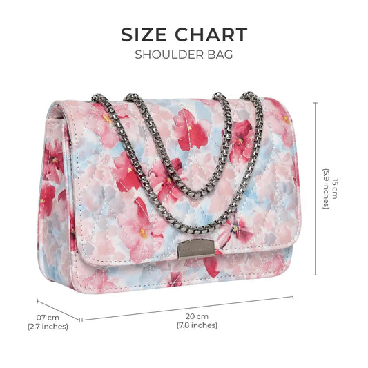 Printed Valley Gorgeous Quilted `Multi Color Shoulder Bag For Girls Womens For Daily Use